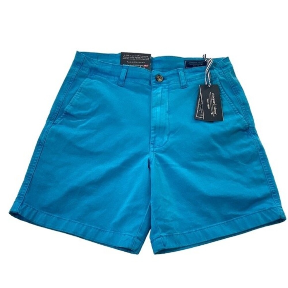 NWT Vineyard Vines 7" Island Shorts Men’s Size 30‎ Electric Blue